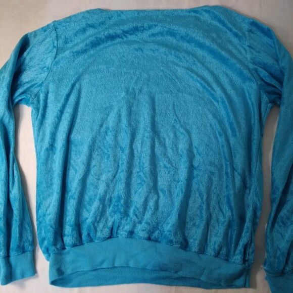 Vintage Velveteen Fleece Scoop Neck Sweatshirt - Picture 5 of 7
